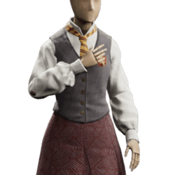 capricious vest school uniform gryffindor femalegear hogwarts legacy wiki guide 250px