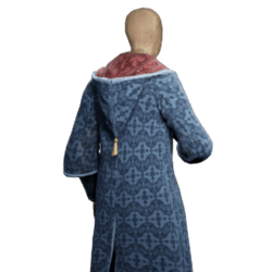 cerulean patterned cloak malegear hogwarts legacy wiki guide 250px