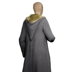 classical trimmed school robe hufflepuff malegear hogwarts legacy wiki guide 250px