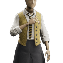 Diamond Casual School Uniform Hufflepuff Female | Hogwarts Legacy Wiki