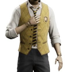 Diamond Casual School Uniform Hufflepuff Male | Hogwarts Legacy Wiki