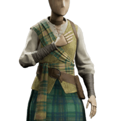 emerald highland attire femalegear hogwarts legacy wiki guide 250px