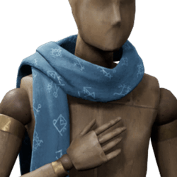 fringed cerulean runic scarf malegear hogwarts legacy wiki guide 250px