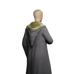 golden trimmed school robe hufflepuff femalegear hogwarts legacy wiki guide 250px