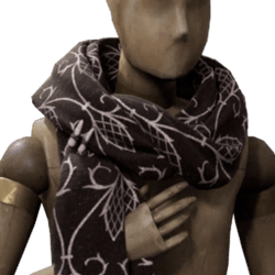 loosened brown palmette scarf malegear hogwarts legacy wiki guide 250px