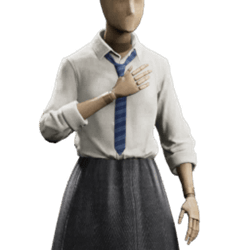 prefect shirt and tie uniform ravenclaw femalegear hogwarts legacy wiki guide 250px