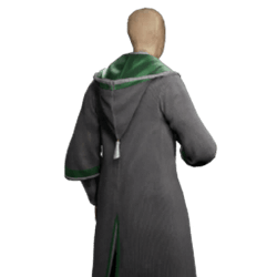 sleek school cloak slytherin malegear hogwarts legacy wiki guide 250px