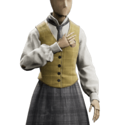 stylish midday school uniform hufflepuff femalegear hogwarts legacy wiki guide 250px