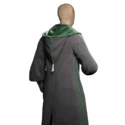 stylish school cloak slytherin malegear hogwarts legacy wiki guide 250px