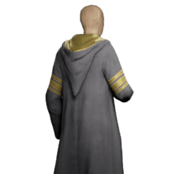 trimmed school robe hufflepuff malegear hogwarts legacy wiki guide 250px